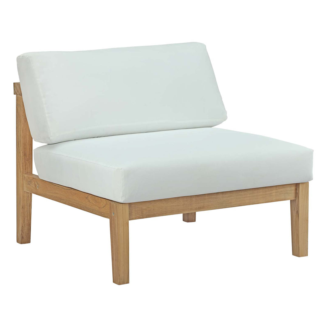 Breeze Outdoor Patio Teak Armless