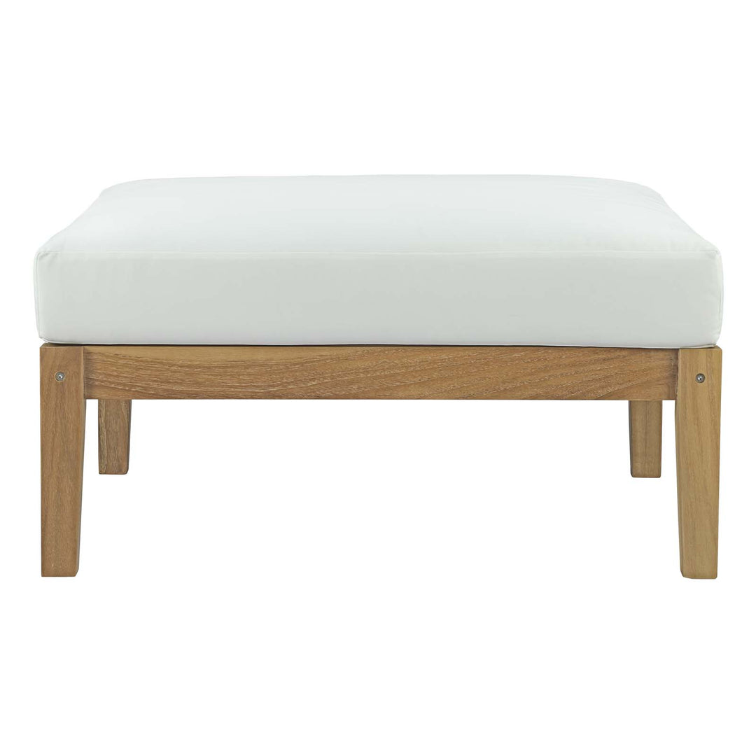 Bayfront Outdoor Patio Teak Ottoman