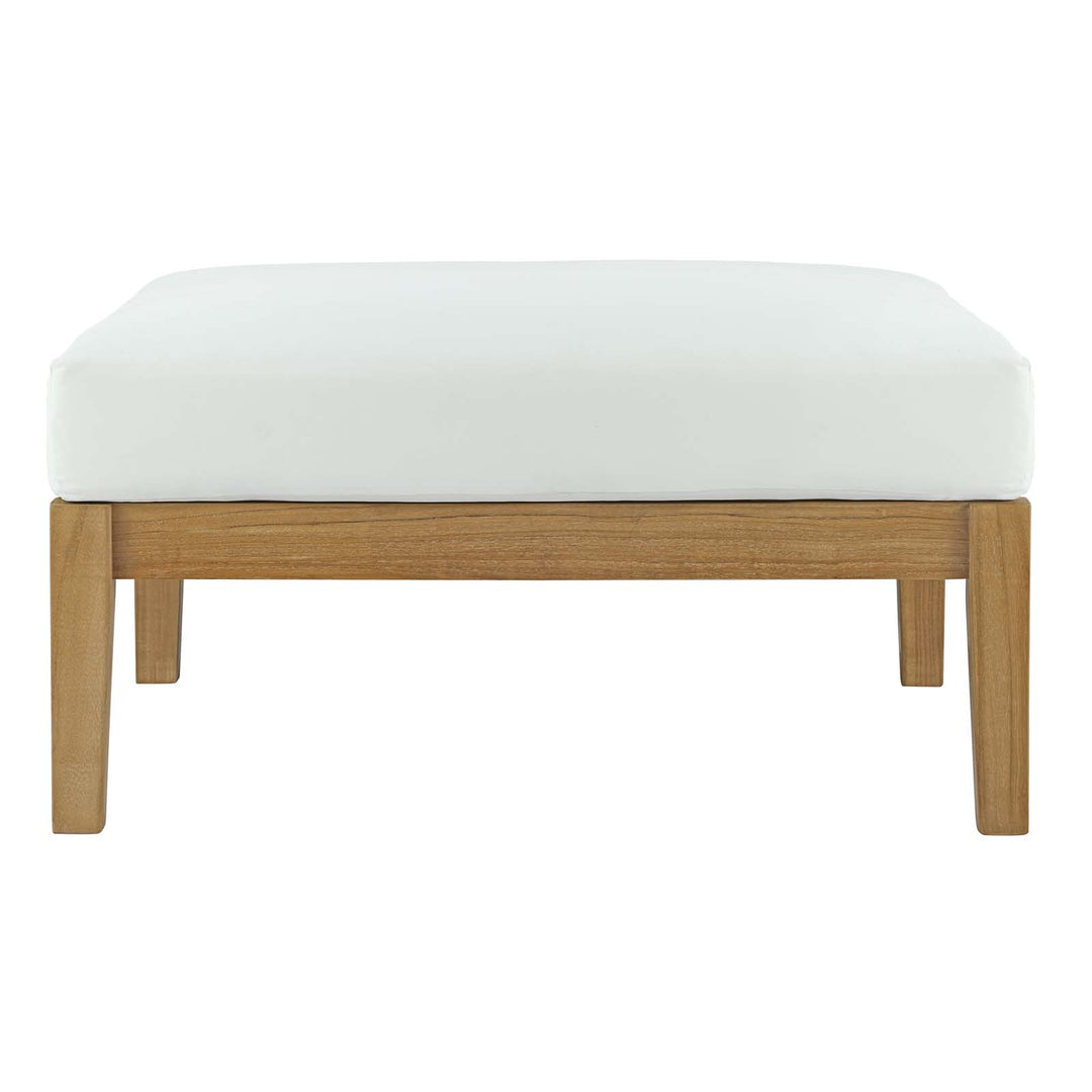 Bayfront Outdoor Patio Teak Ottoman