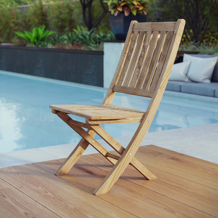 Marina Outdoor Porch Teak Folding Chair