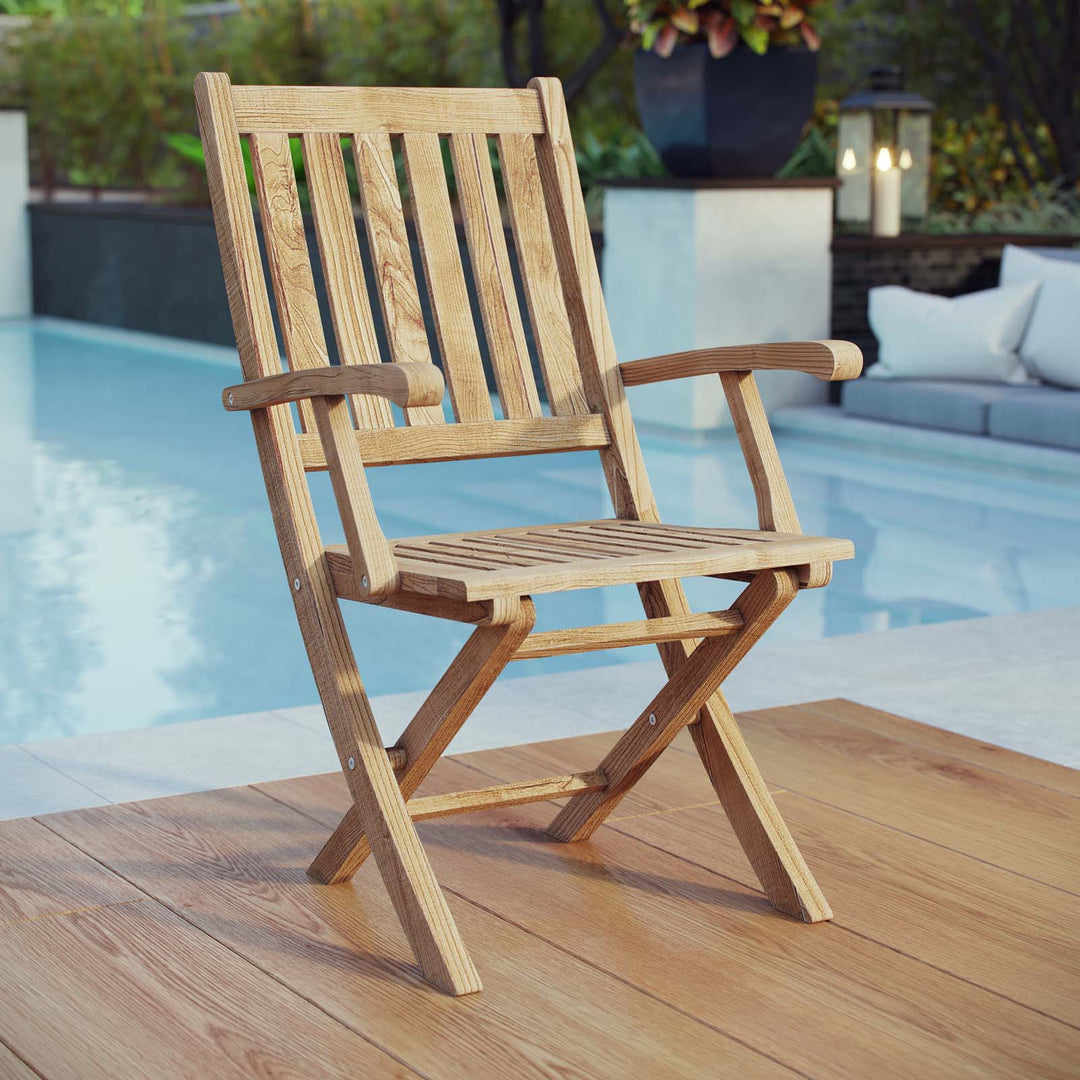 Morgan Outdoor Patio Teak Folding Chair