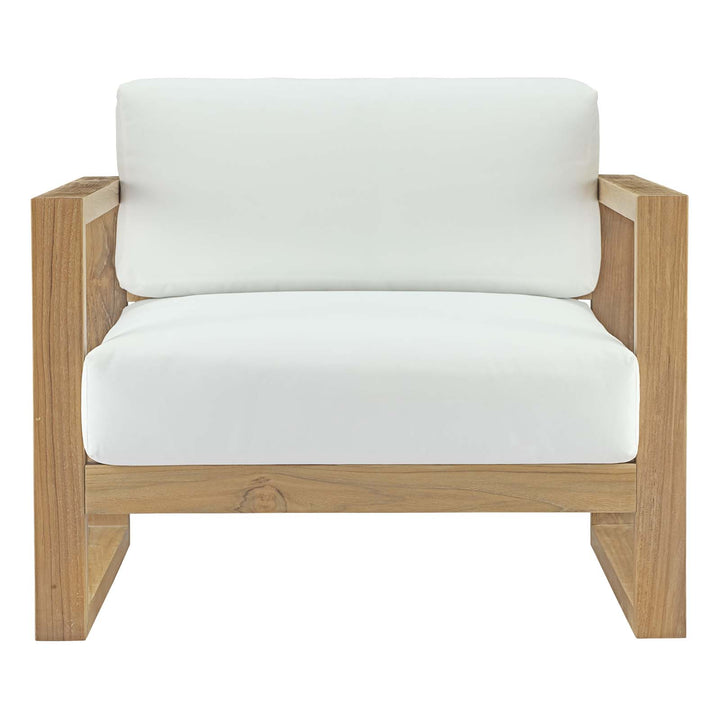 Urbane Outdoor Patio Teak Armchair