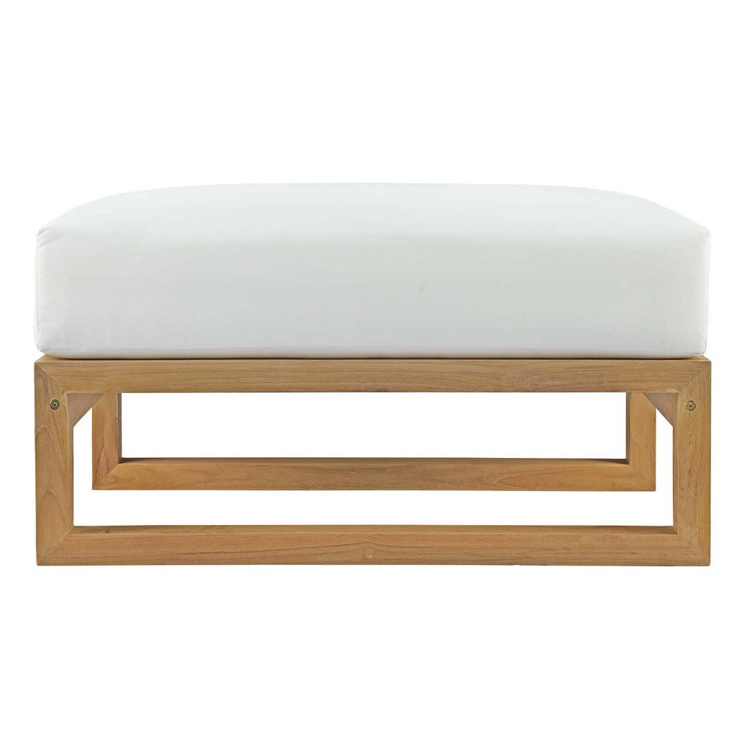 Urban Oasis Patio Teak Ottoman