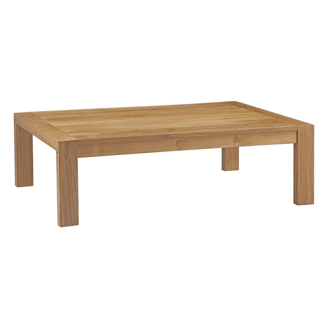 Urban Oasis Patio Wood Coffee Table