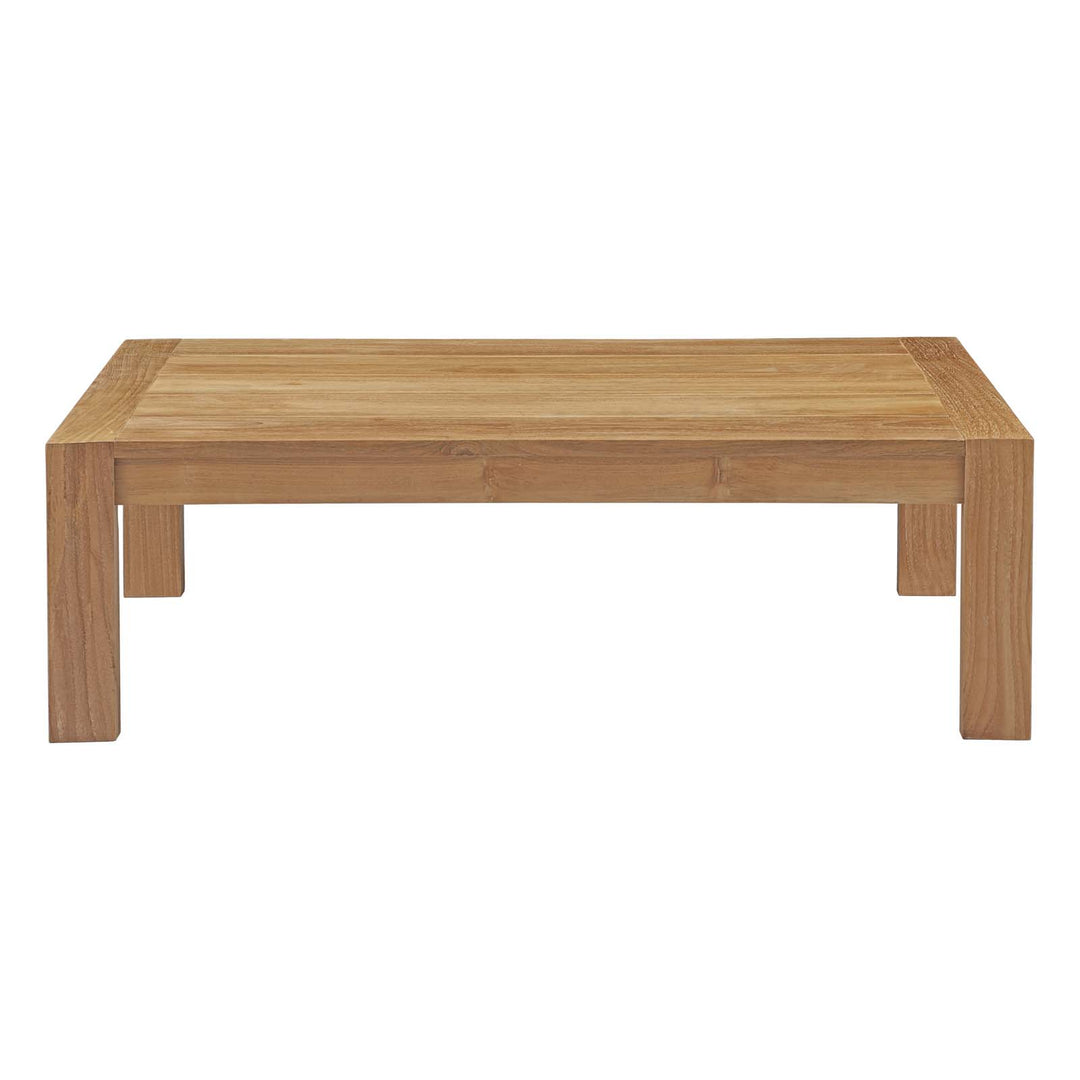 Urban Oasis Patio Wood Coffee Table