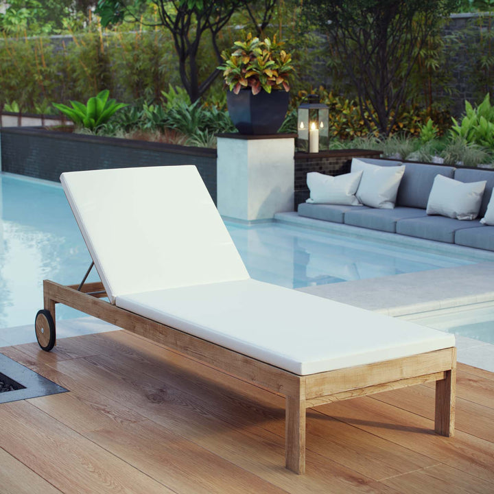 Urban Oasis Patio Teak Chaise