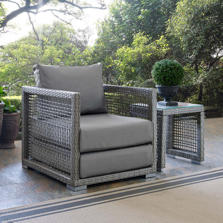 Aria Rattan Outdoor Patio Armchair