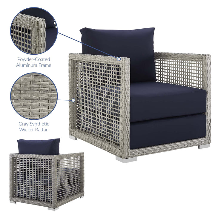 Aria Rattan Outdoor Patio Armchair