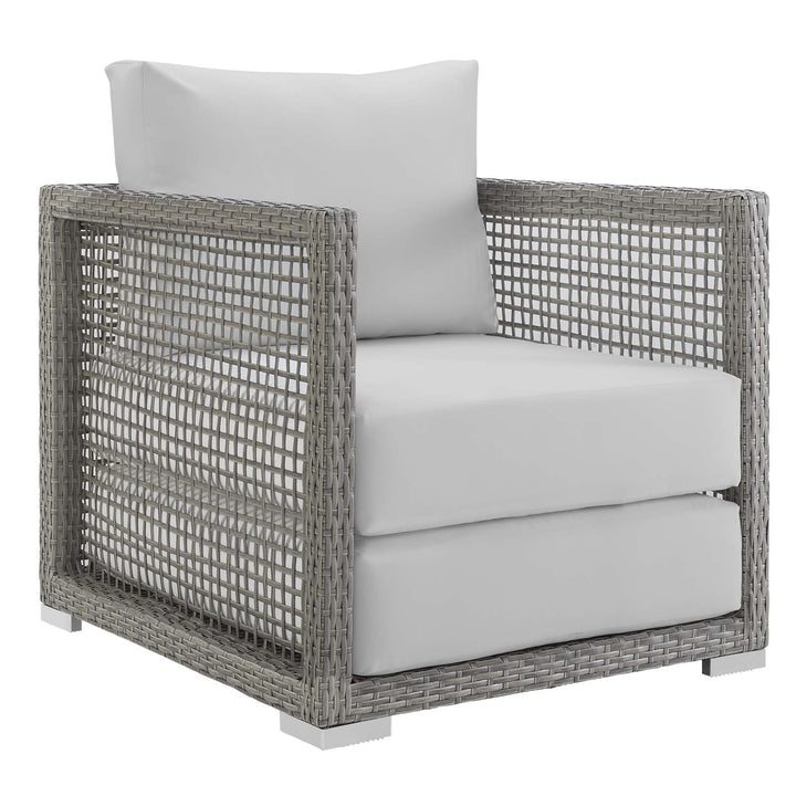 Aria Rattan Outdoor Patio Armchair