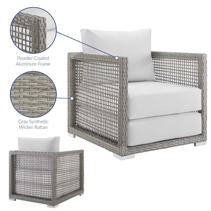 Aria Rattan Outdoor Patio Armchair