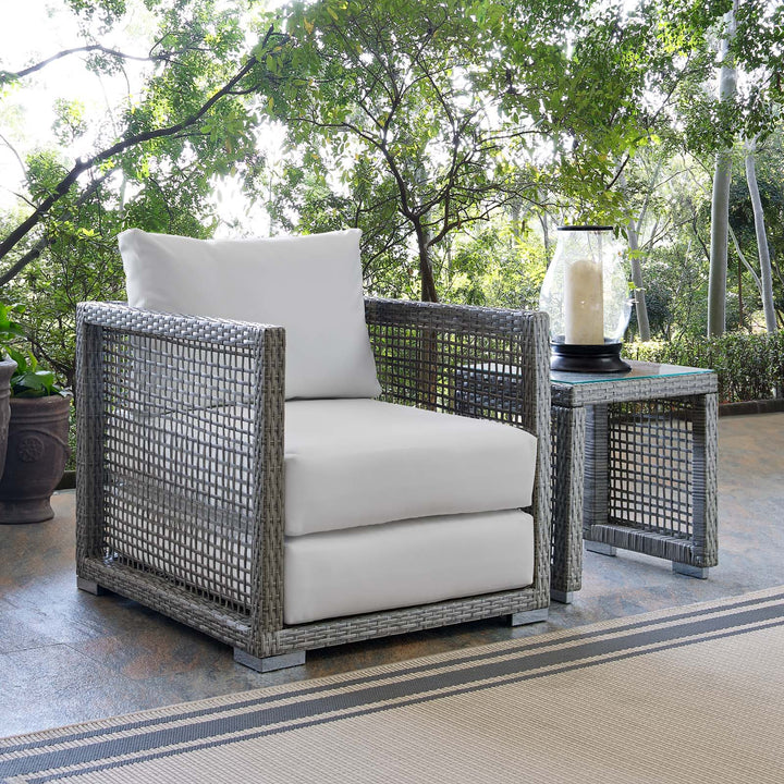 Aria Rattan Outdoor Patio Armchair