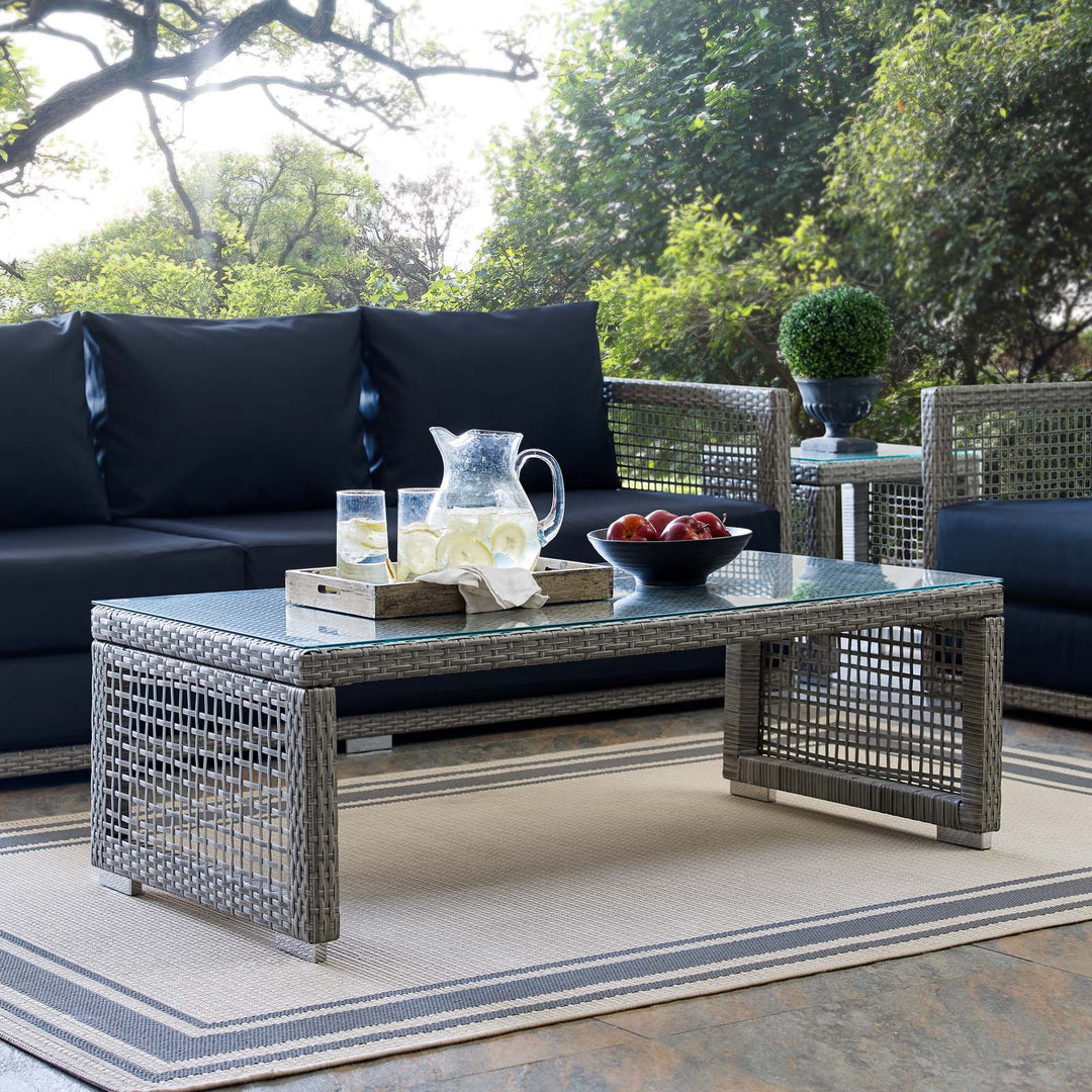 Apollo Rattan Outdoor Patio Coffee Table