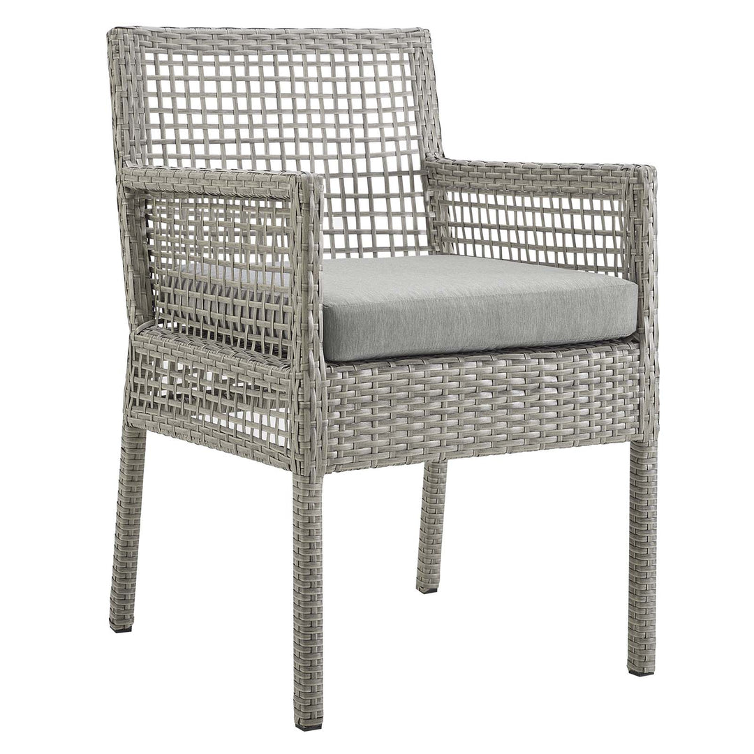 Aria Outdoor Patio Wicker Rattan Dining Armchair