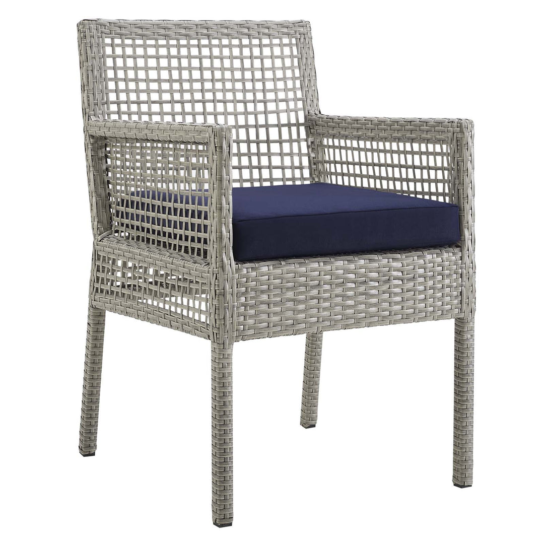 Aria Outdoor Patio Wicker Rattan Dining Armchair