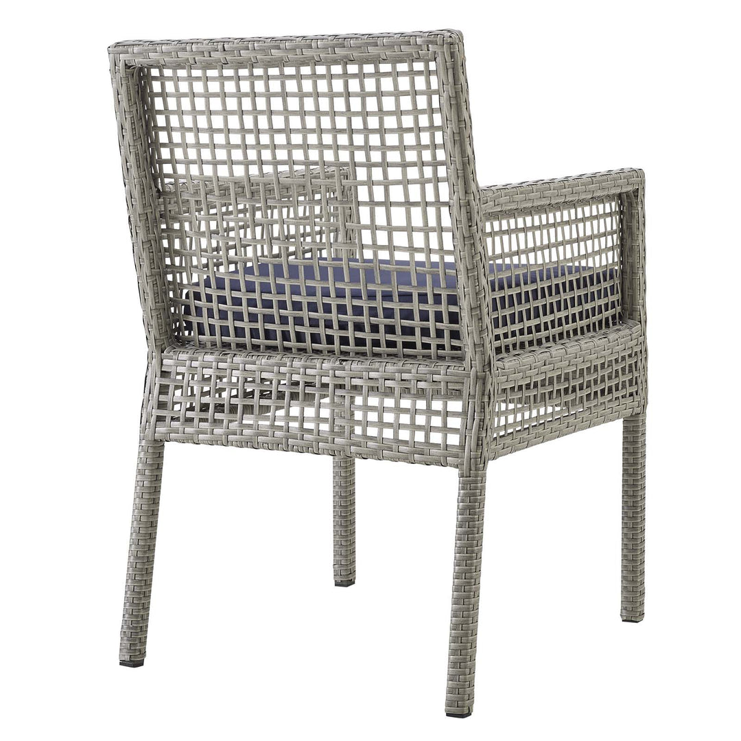 Aria Outdoor Patio Wicker Rattan Dining Armchair