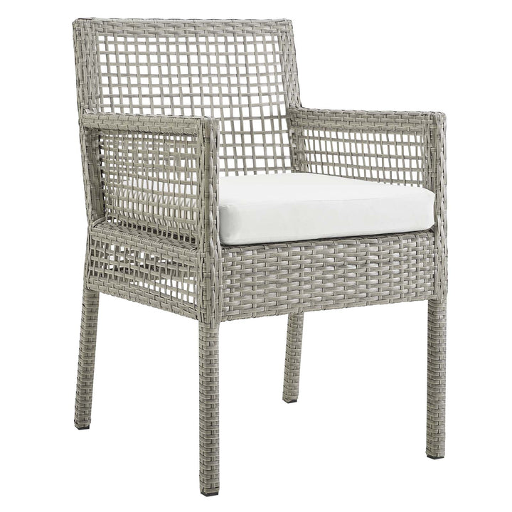 Aria Outdoor Patio Wicker Rattan Dining Armchair