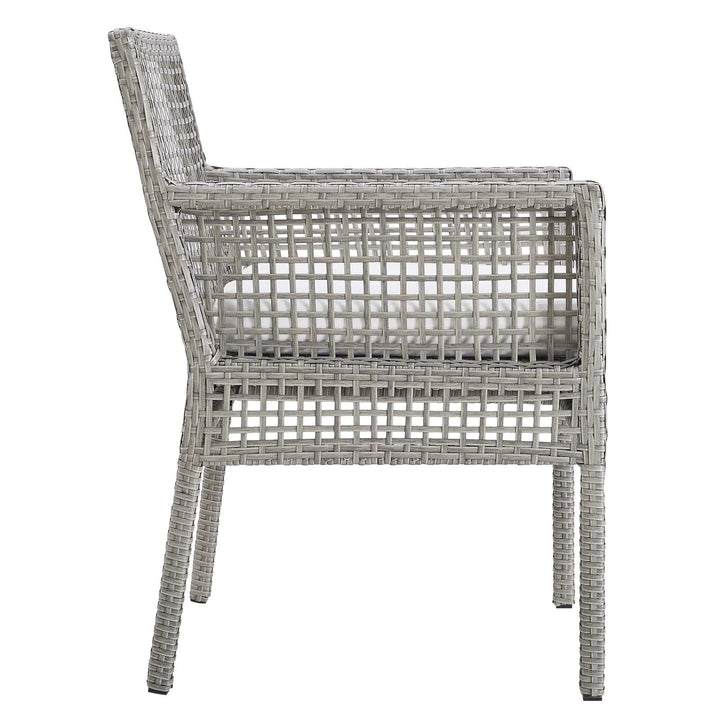 Aria Outdoor Patio Wicker Rattan Dining Armchair