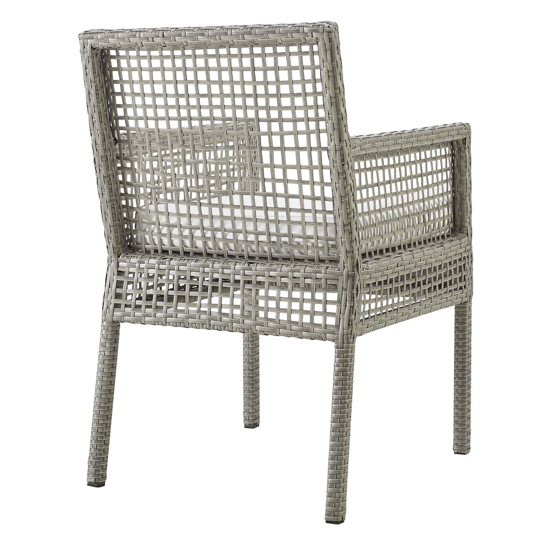 Aria Outdoor Patio Wicker Rattan Dining Armchair