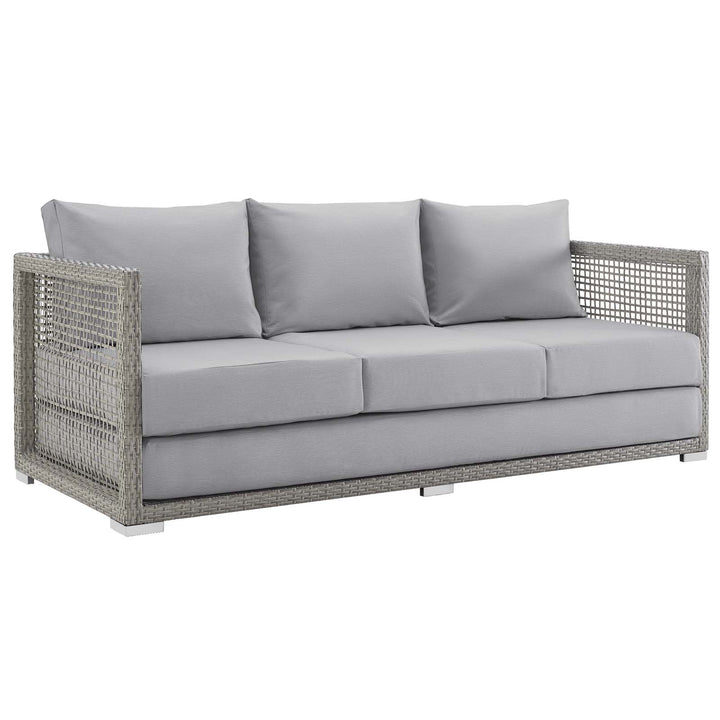 Aria Outdoor Patio Wicker Rattan Sofa