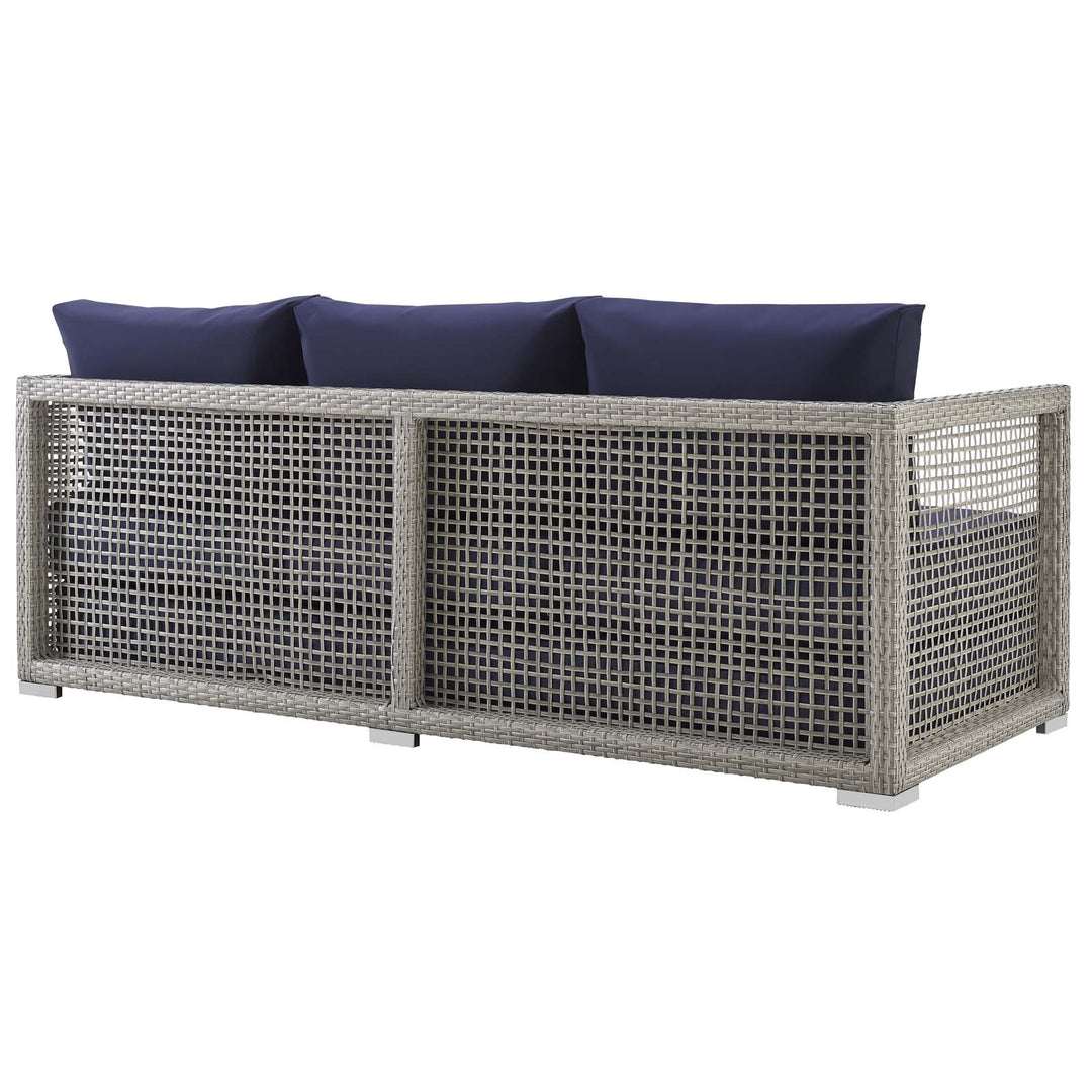 Aria Outdoor Patio Wicker Rattan Sofa