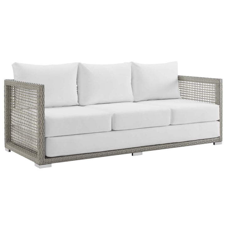 Aria Outdoor Patio Wicker Rattan Sofa