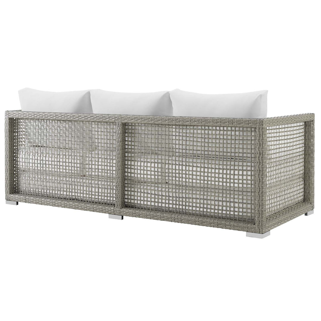 Aria Outdoor Patio Wicker Rattan Sofa