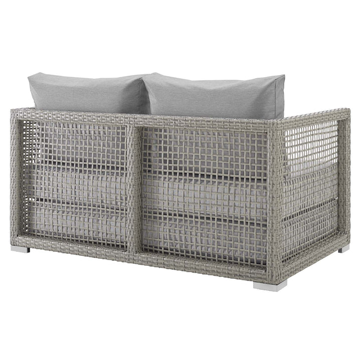 Aria Adventure Patio Wicker Rattan Loveseat