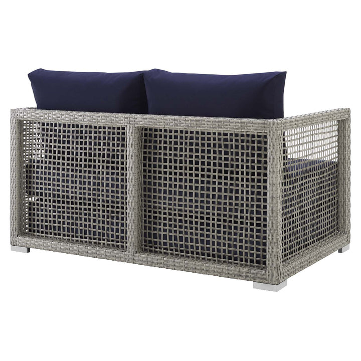 Aria Adventure Patio Wicker Rattan Loveseat