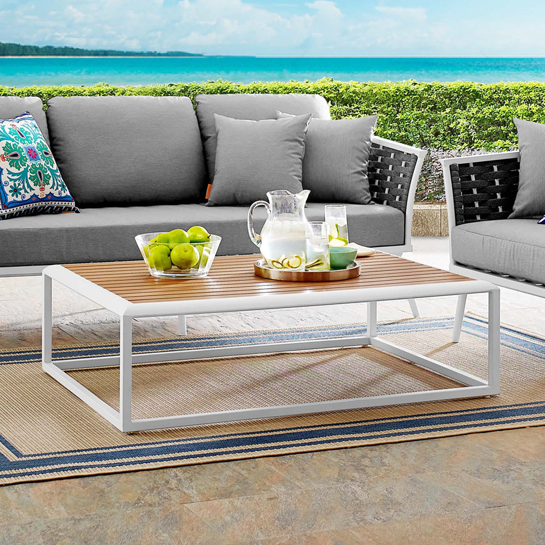 Summit Outdoor Patio Aluminum Coffee Table