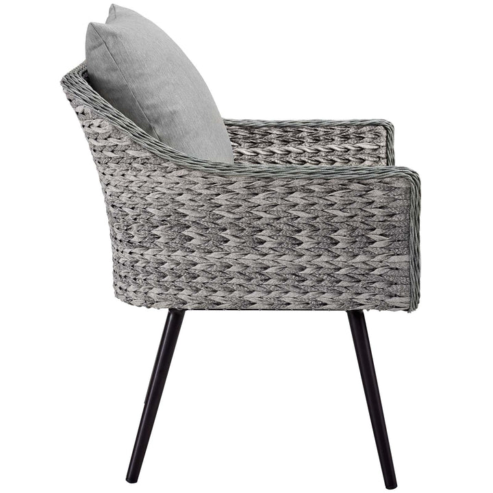 Eclipse Exterior Patio Wicker Rattan Armchair