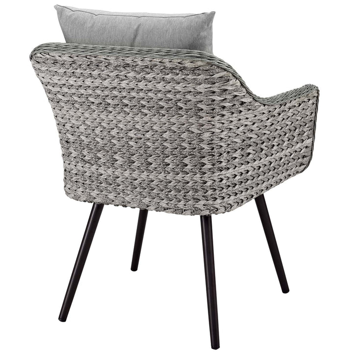 Eclipse Exterior Patio Wicker Rattan Armchair