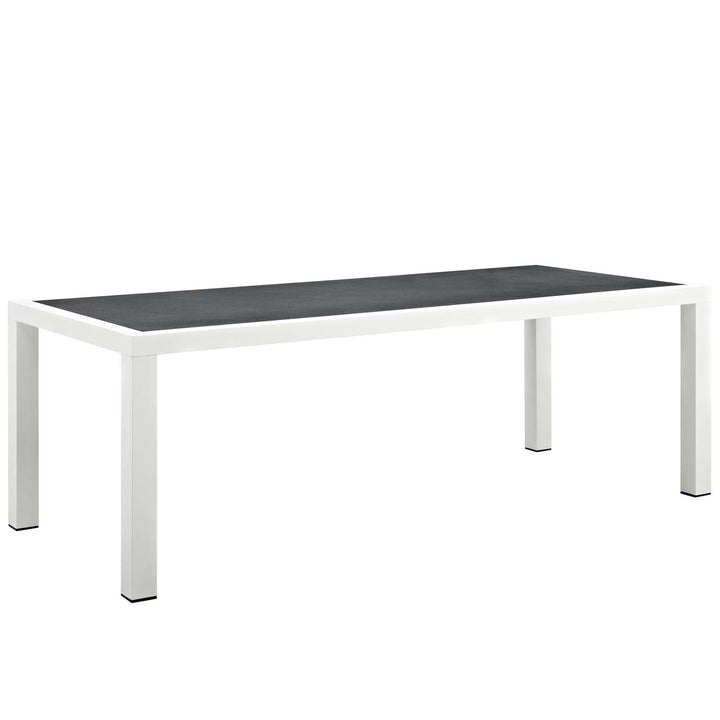 Summit 90.5" Outdoor Patio Aluminum Dining Table