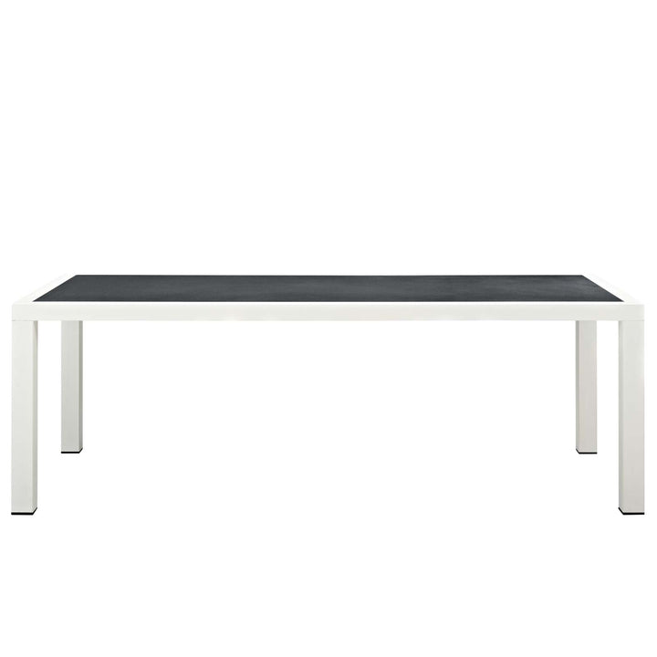 Summit 90.5" Outdoor Patio Aluminum Dining Table