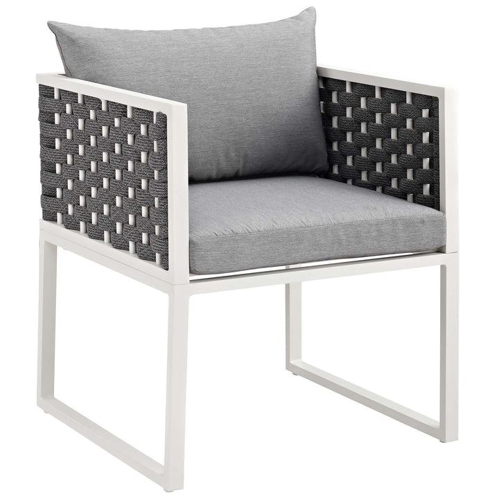 Style Oasis Patio Aluminum Dining Armchair