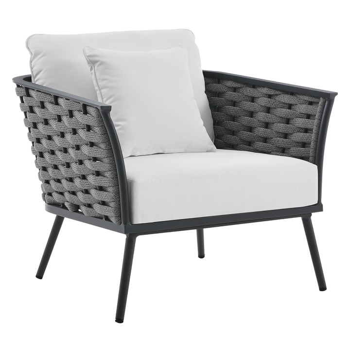 Summit Outdoor Patio Aluminum Armchair