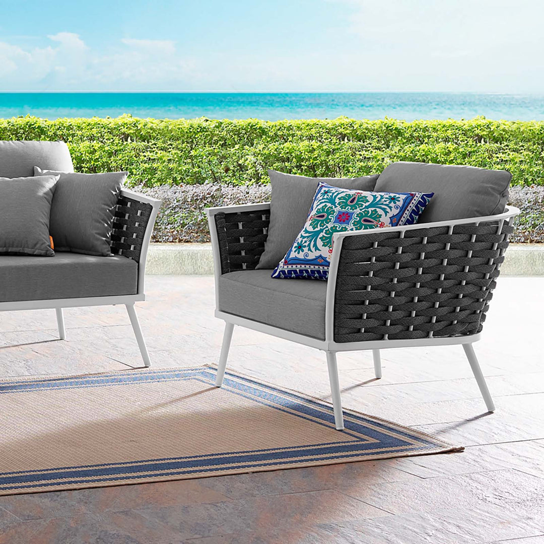 Summit Outdoor Patio Aluminum Armchair