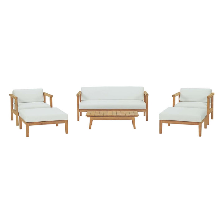 Bristol 6 Piece Outdoor Patio Teak Set