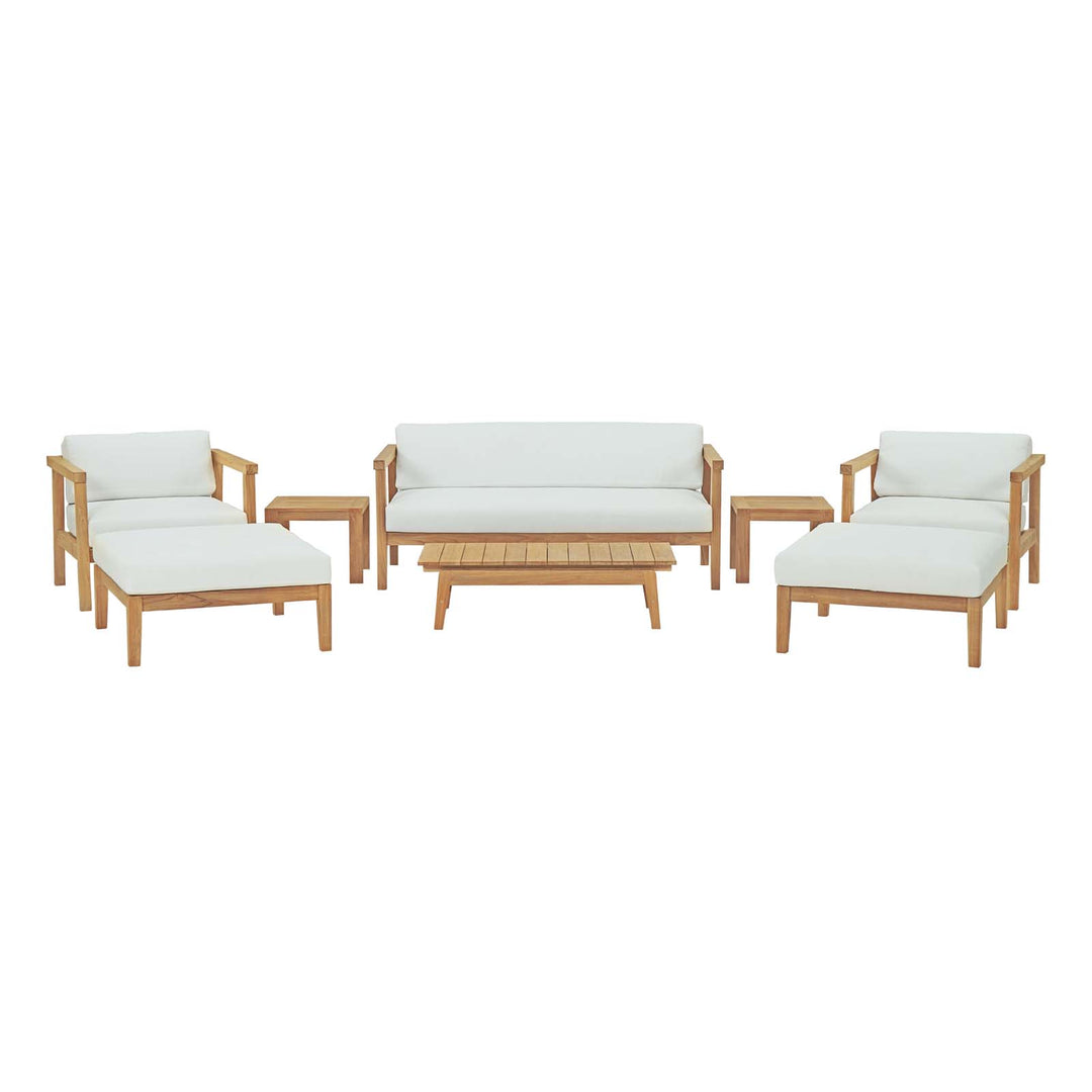 Bayside 8 Piece Outdoor Patio Teak Set