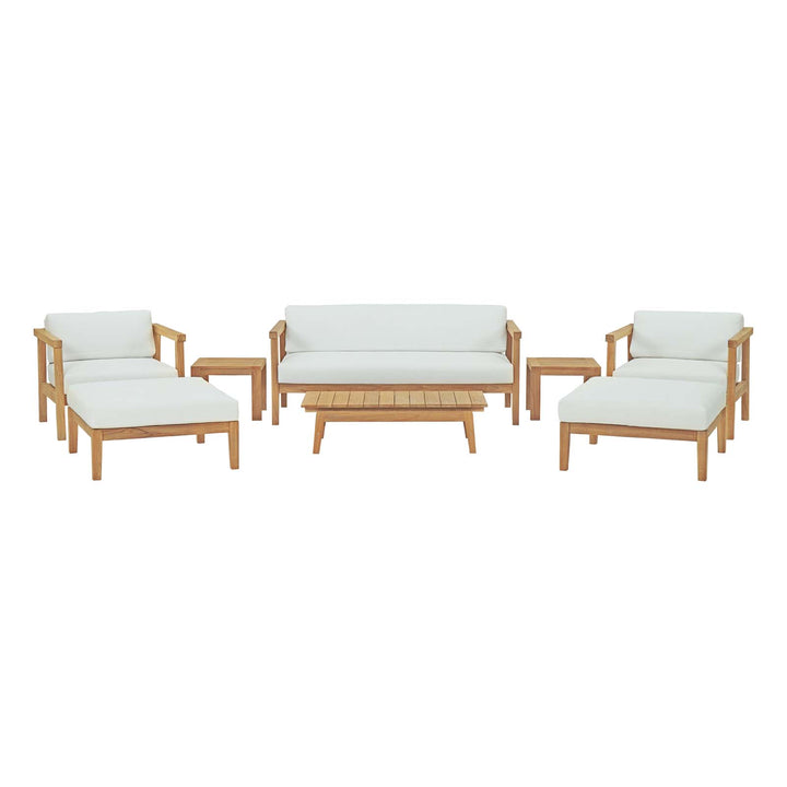 Bayside 8 Piece Outdoor Patio Teak Set