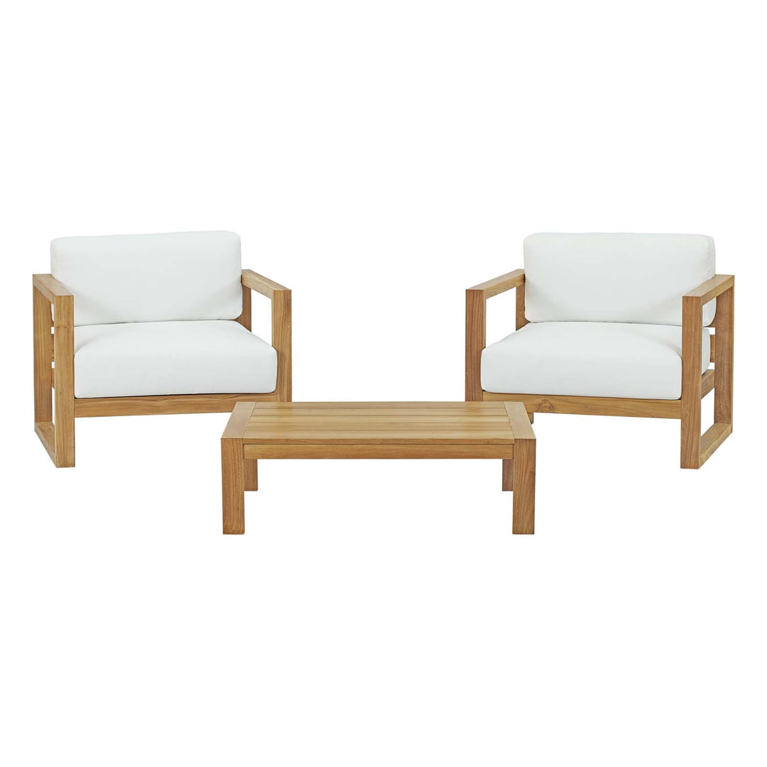 Utopia 3 Piece Outdoor Patio Teak Set