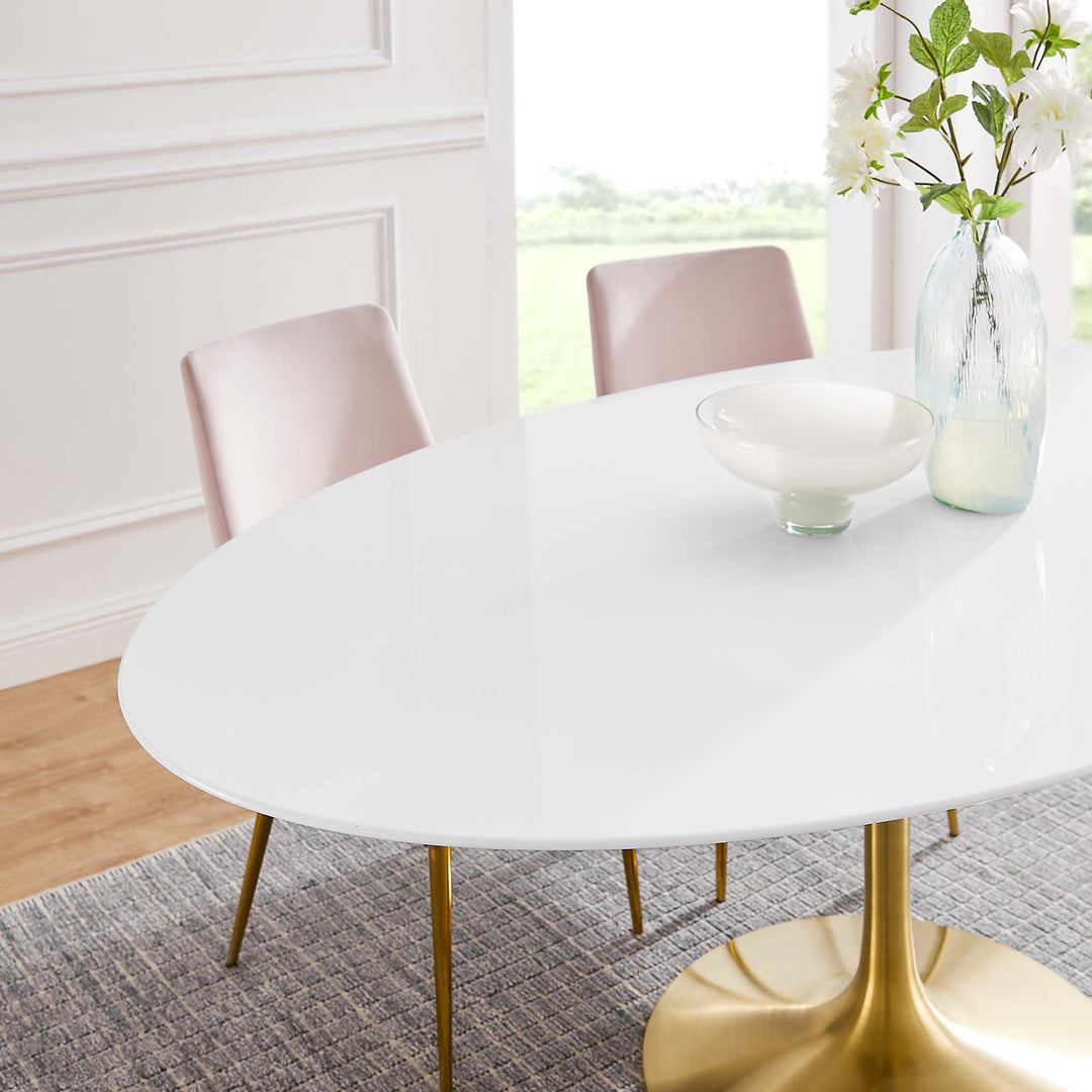 Linden 78" Oval Wood Dining Table