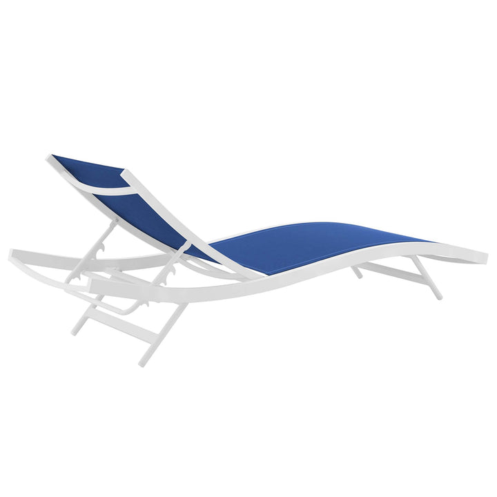 Glimmer Outdoor Patio Mesh Chaise Lounge Chair