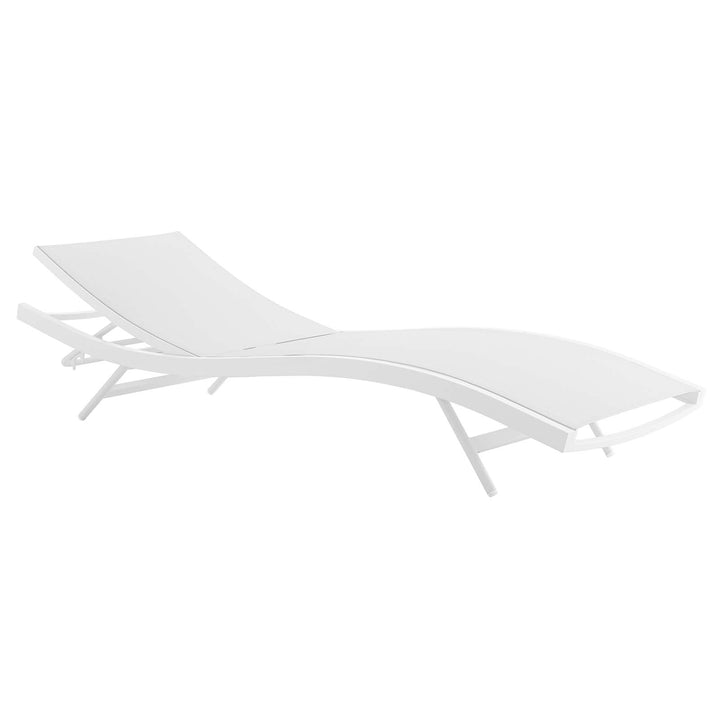 Glimmer Outdoor Patio Mesh Chaise Lounge Chair