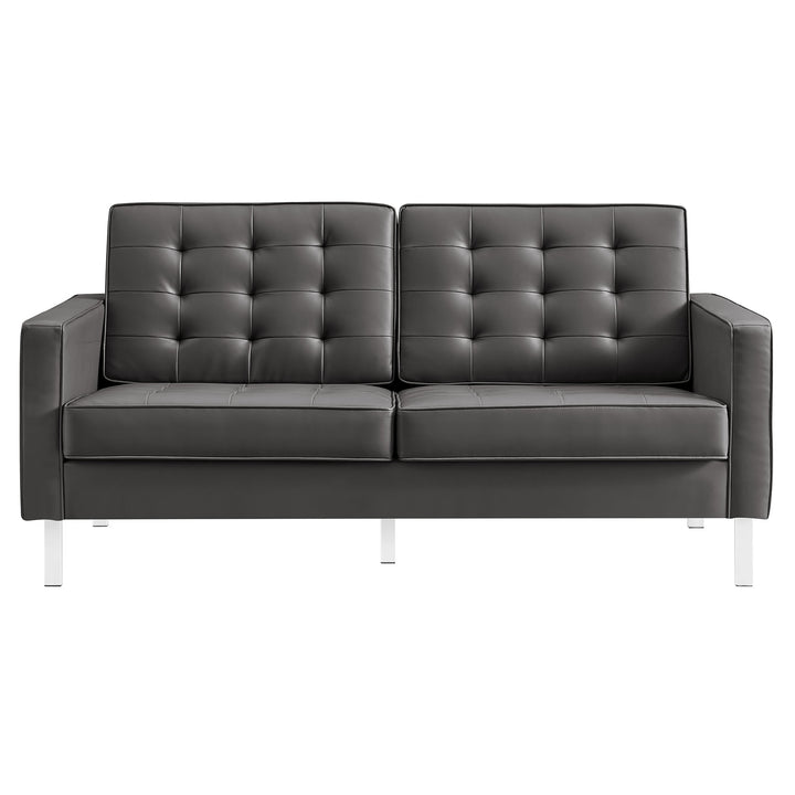 Luna Luxe Vegan Leather Loveseat