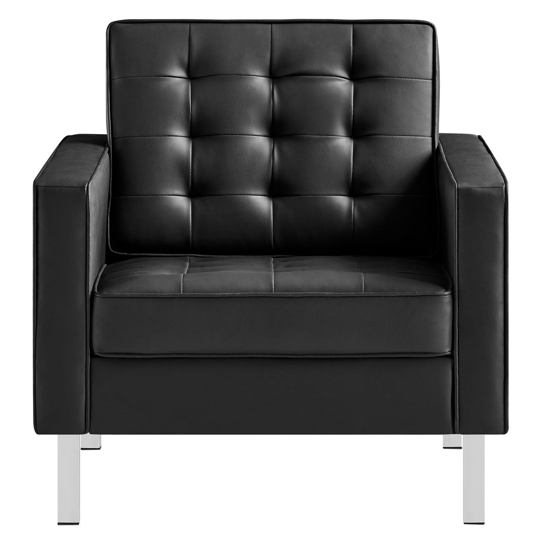 Luxe Leatherette Lounge Chair