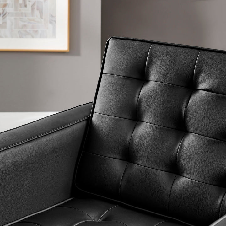 Luxe Leatherette Lounge Chair