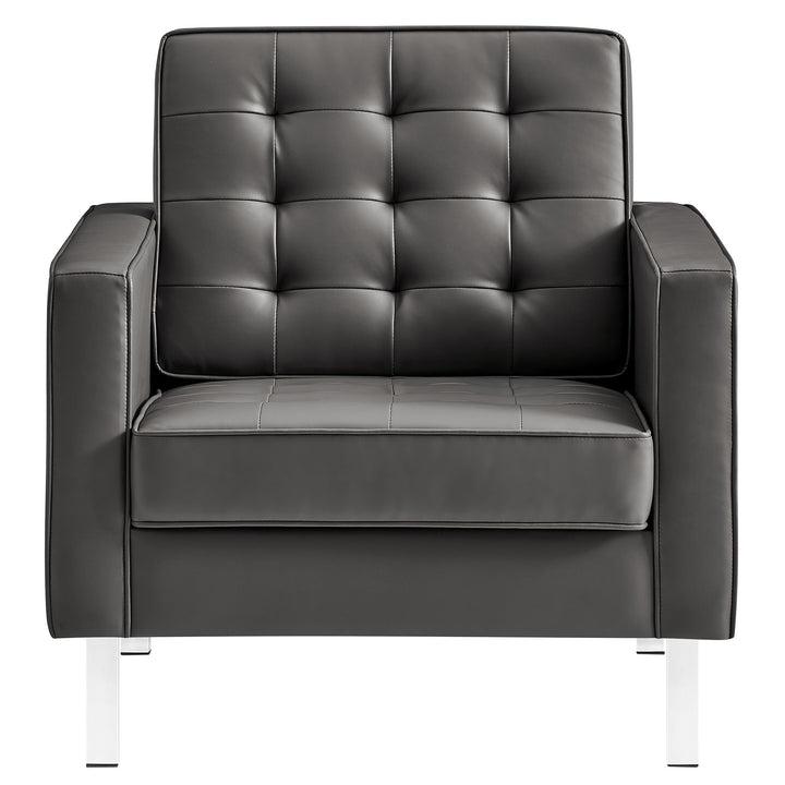 Luxe Leatherette Lounge Chair