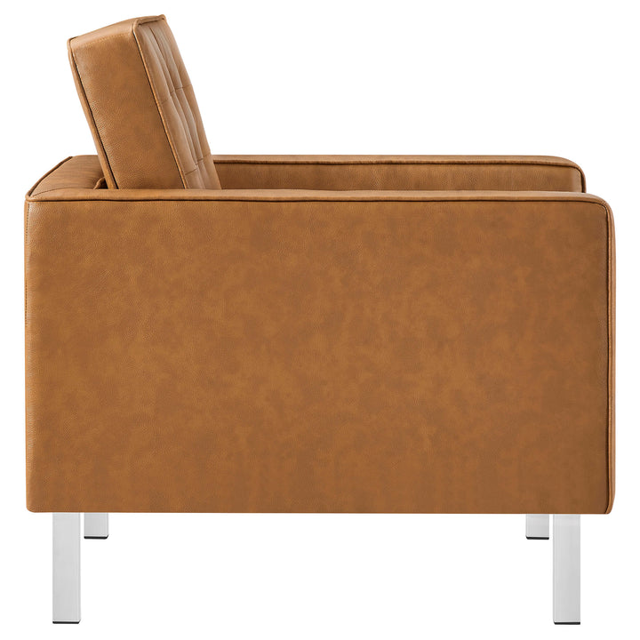 Luxe Leatherette Lounge Chair