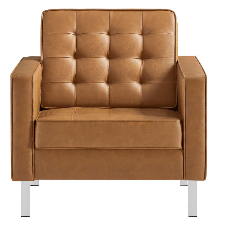 Luxe Leatherette Lounge Chair