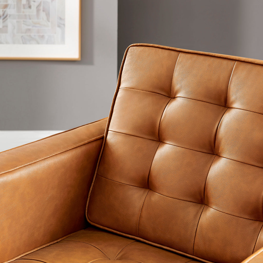 Luxe Leatherette Lounge Chair